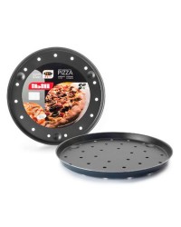 Caja de 6 uds de Molde Pizza Crispy Blu 28 Cms, Aluminio Ibili 331228