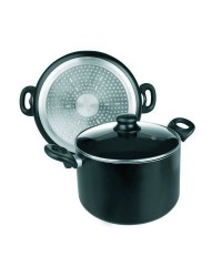 Olla Aluminio Inducta Con Tapa 20 Cms, Valida Para Todas Las Cocinas Ibili 410920