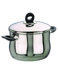 Olla Con Tapa Acero Inoxidable Bali  20 Cms,  Valida Para Todas Las Cocinas Ibili 660220