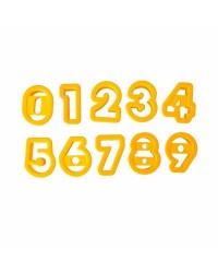 Caja de 2 uds de Set 52 Cortapastas Plastico  Letras-Num. Ibili 719700