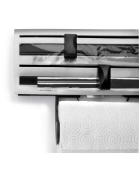 Dispensador Film/Papel 3 En 1  Acero Inoxidable Ibili 739200