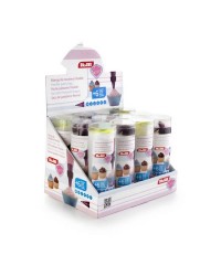 Caja de 12 uds de Manga Reposteria Flexible + 6 Boquillas Ibili 790100