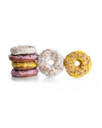 Caja de 6 uds de Molde Doughnut 6 Cavidades Chapa De Acero Con Antiadherente Ibili 827300