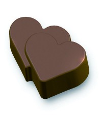 Caja de 6 uds de Molde Bombon Silicona Chocolate San Valentin,  11X21X2,5 Cm Ibili 860311