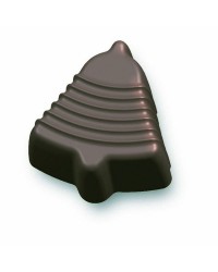 Caja de 6 uds de Molde Bombon Silicona Chocolate Navidad,  11X21X2,5 Cm Ibili 860312