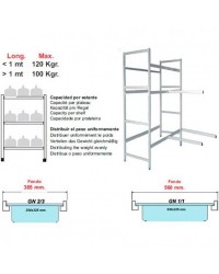 Estant.Triple 1750X385X4145 Mm 3 Est.  - Lacor 55440